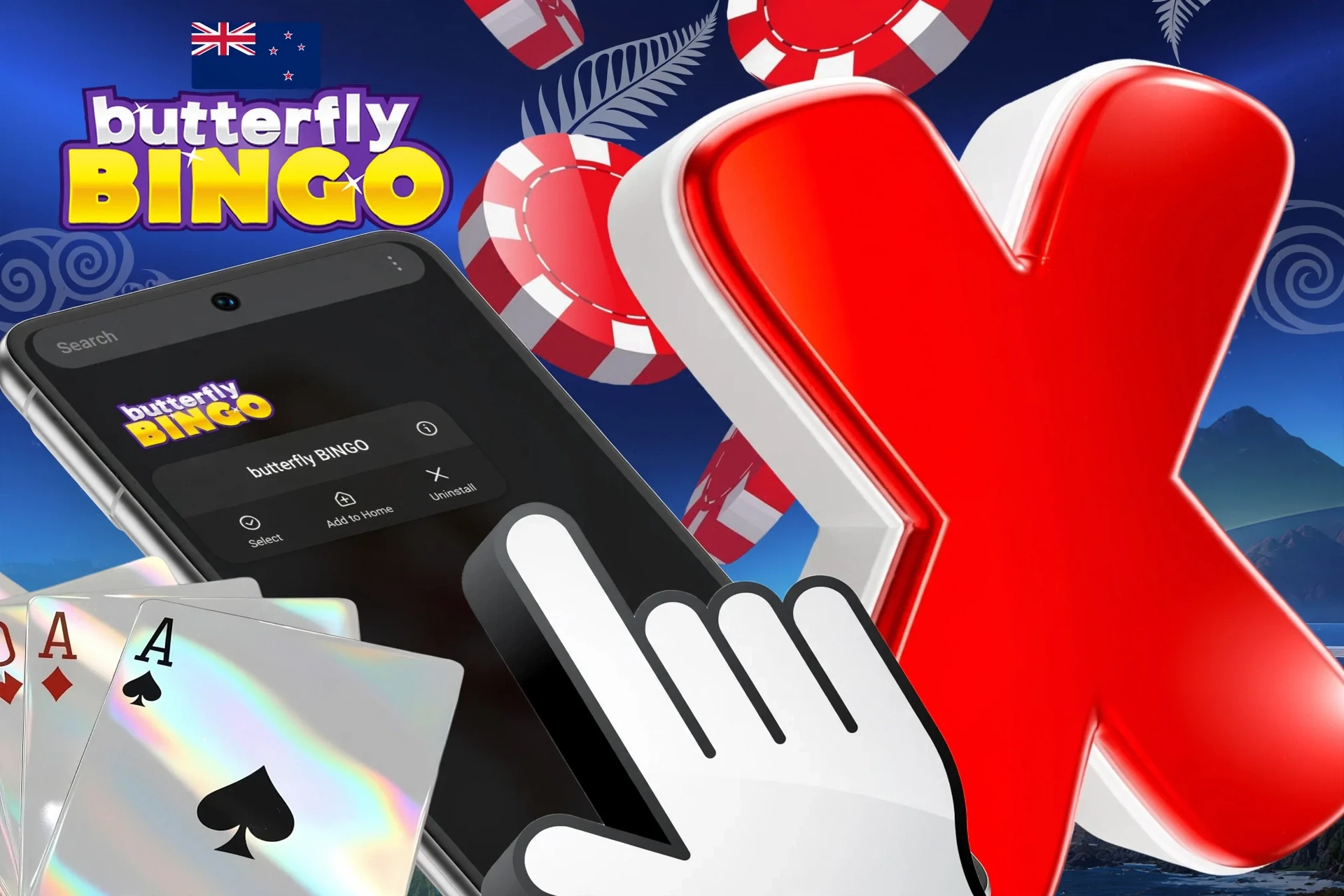 Description of Butterfly Bingo account deletion procedure via support service