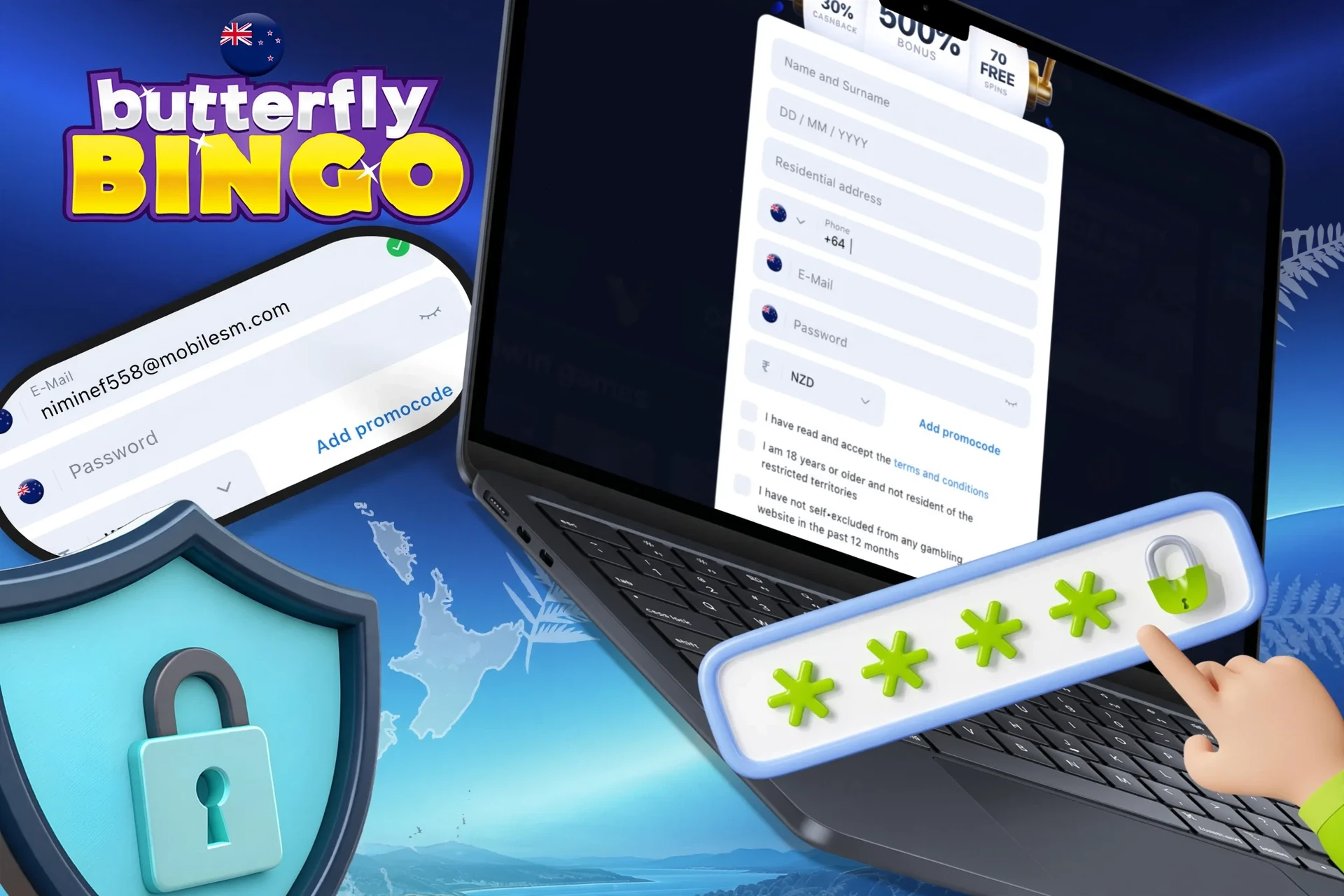 Instructions on how to create a strong and secure password to protect your account